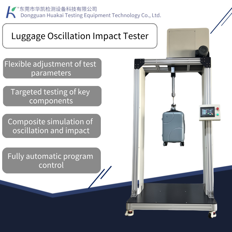 Luggage Vibration Impact Testing Machine Suitcase Backpack Bag Drop Durability Tester QB/T 2922-2018 ISO 10581