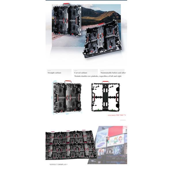 Lifespan hours 100000 P3.91 Indoor Rental LED Display for Stage Image HD Screen