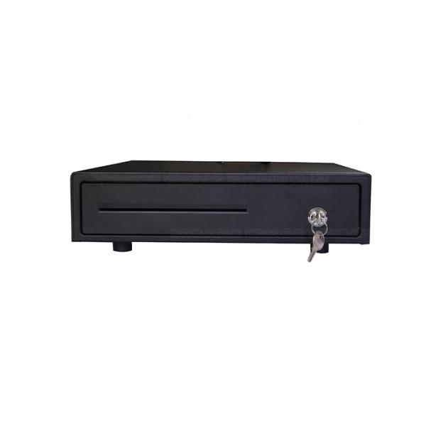 Black / White Compact Cash Drawer 13.2 Inch 335 mm Steel Construction 335