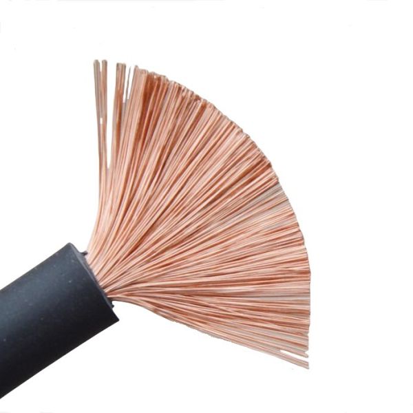 Good Conductivity Rubber Welding Machine Stranded Copper Core Rubber Sheathed Cable