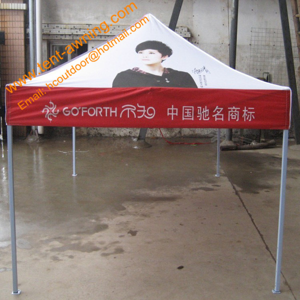 Fast Open Custom Logo Advertised Display Tent Multiple Sizes Waterproof Foldable Gazebos