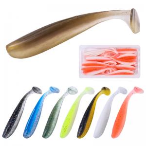 Buy cheap 14 Colors 6CM/1.6g 20PCS/Bag Mullet Fish Bait Dragonfly Sinking PVC Soft Lures Fishing Lure product