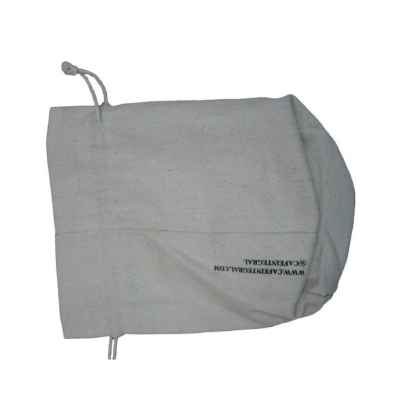 Promotional Café Natural Twill Plain Natural Drawstring Cotton Bag Reusable For Packaging