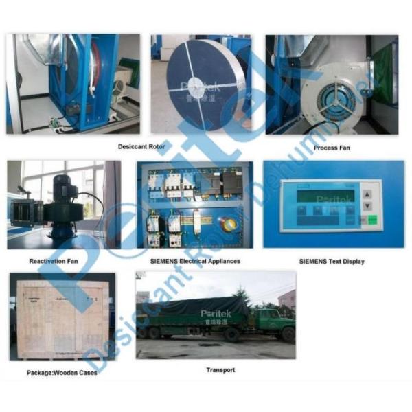 SUS 316 3500CMH Desiccant Wheel Dehumidifier , Industrial Dehumidifier