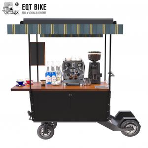 Buy cheap 350w Food Van Vending Coffee Bike Cart Metal Frame product