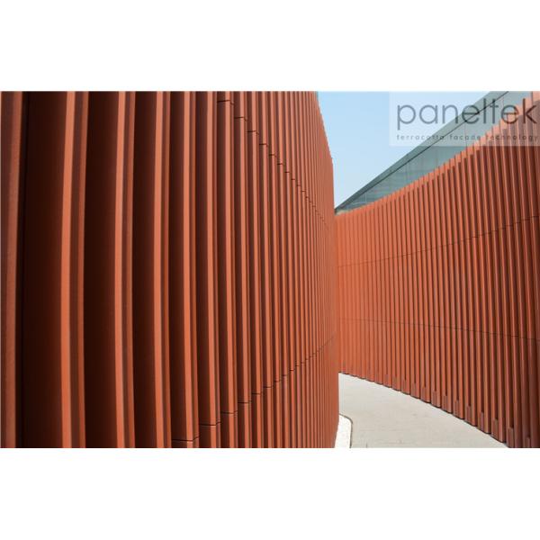 Sunshade Terracotta Louvers For Building Facade Decoration Exterior And Interior