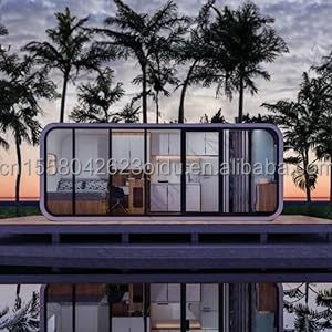 Sandwich Panel Material Prefabricated Capsule Room for Bedroom in Designed Steel Structure Container House