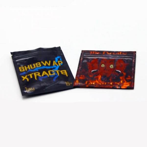 Hologram 3.5g Bag Weed Packaging For Flower Odor Proof