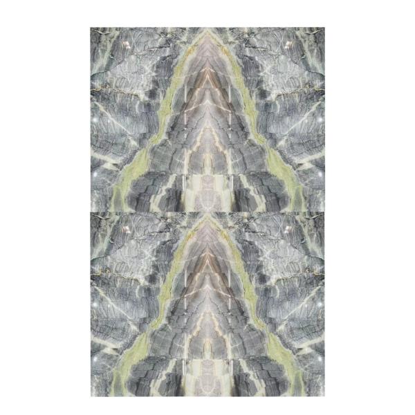 Natural Brazil Azul Michelangelo Luxury Stone Book-match Background Feature Wall Luxurious Flooring Stone