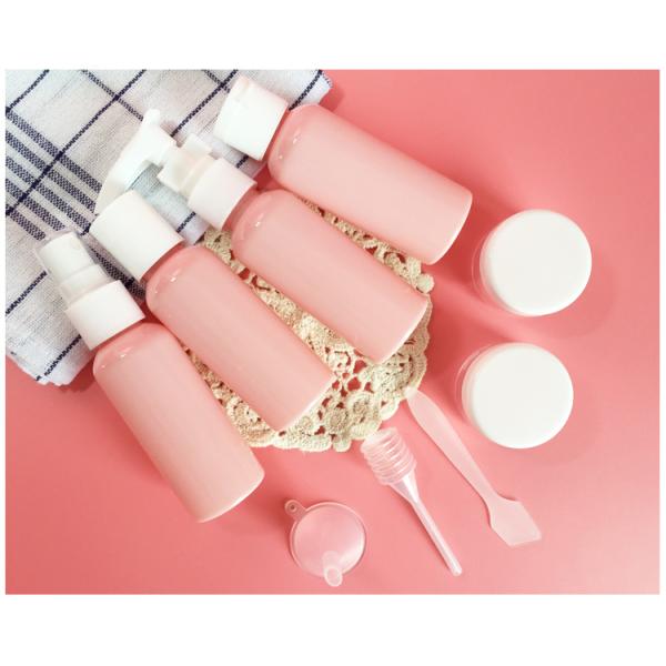 PET Mini Travel Bottle Set Customized Color Screen Printing Surface Handling