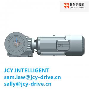 China 3HP Helical Bevel Gear Motor Reducer 5.5KW Output Shaft High Efficiency on sale