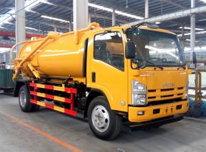 Buy cheap ISUZU 10,000 Liter Sewage Vacuum Suction Truck For City Sewage Cleaning product
