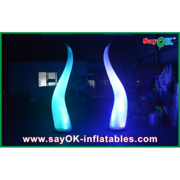 Cone 190T Nylon Inflatable Lighting Decoration , Indoor Party Inflatable Lighting Stage