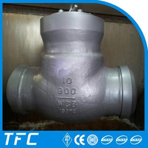China API 6D WCB 900LB flange end pressure seal check valve 10 inch on sale
