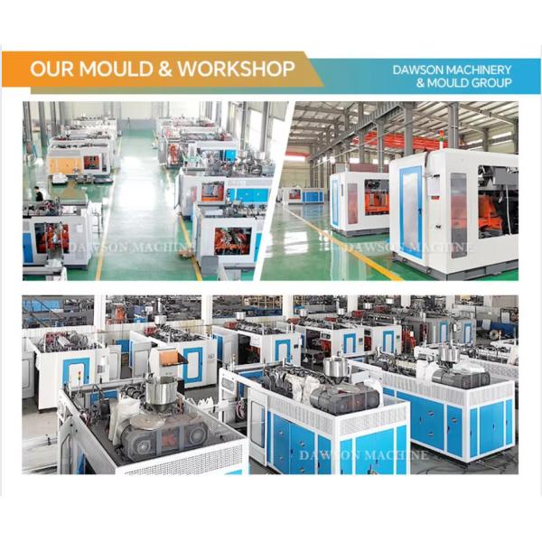 Automatic Double Station Double Head Daily Chemical Laundry Detergent Clearner Bottle Extrusion Blow Molding Machines