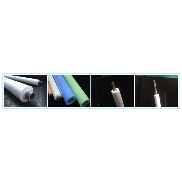 White PVA Sponge Brush Roller Rubber Roller Brush For Glass Cleaning Machine