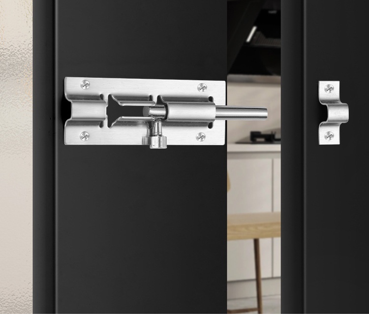Stainless Steel Small Square Thickened Fully Threaded Phillips Drive Door Latch Lock Wooden Door Window Furniture Bolts