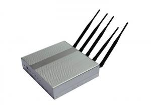 China GPS Wifi CDMA Cellular Signal Blocker Jammer With 8 Band Frequency , Long Life Time on sale