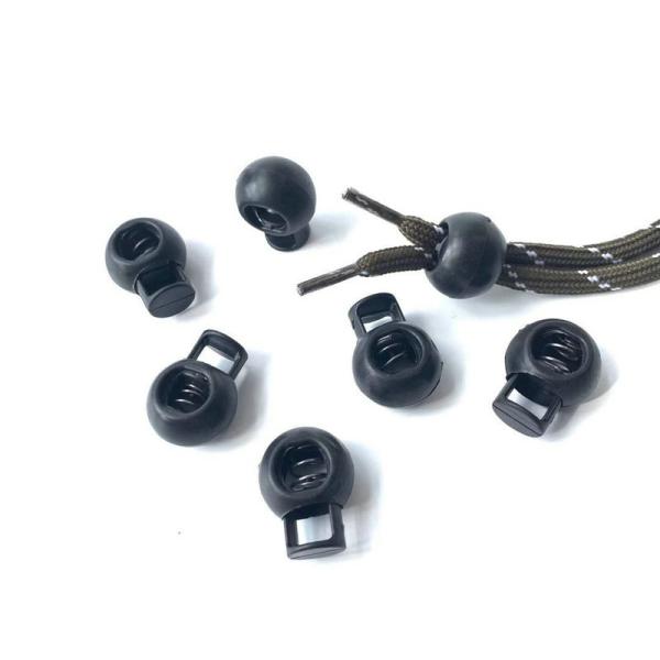 wholesale plastic nylon cord ender spring tollgle stopper plastic stopper for coat