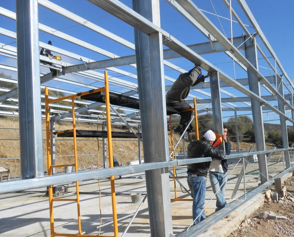 On-site Assembly Easy Installation Steel Structure Warehouse