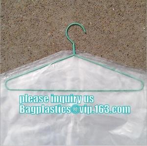 Buy cheap commercial clear pe ldpe poly hotel laundry roll up suit garment packaging dry cleaning cover plastic polythene bag for product