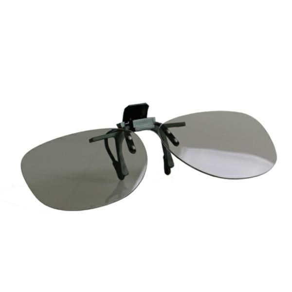 Clip-on Passive Polarized Reusable 3D Eyewear Goggles Style