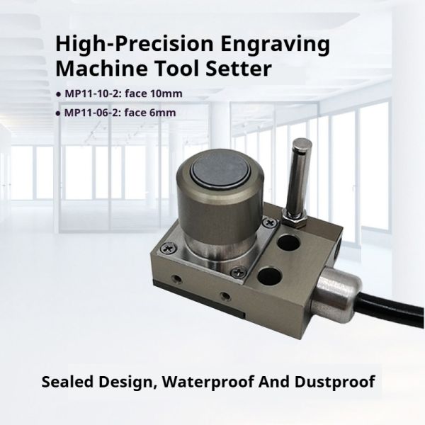 Makinopc MP11-10-2 Mini 6/10mm Diameter CNC Machine Tool Setter Z Axis IP67 Protection Tungsten Steel Contact Surface for Jade