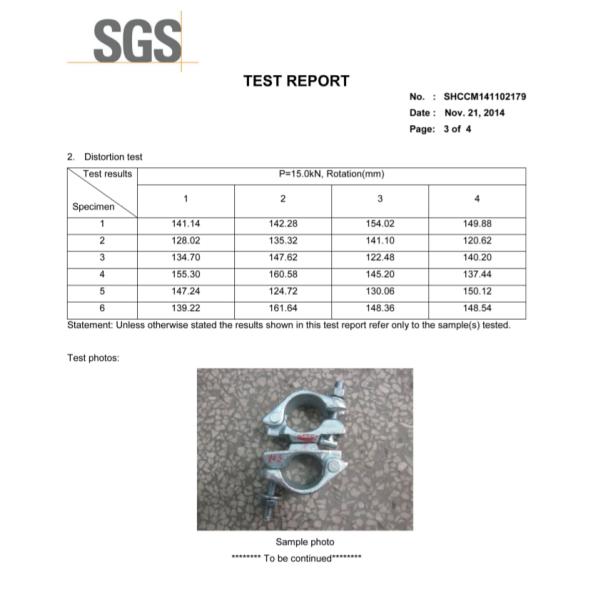 Hot dip galvanized / forged Scaffolding Double Coupler , 360 Degrees swivel couplings