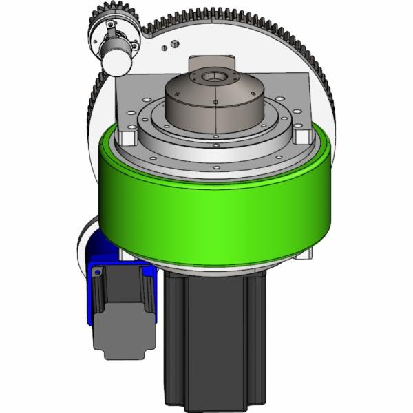 3T AGV Automatic Driving Heavy Duty Robot Wheels With DC Motor Controller