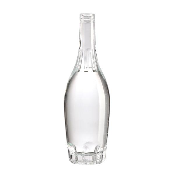 Customized Logo 500ml Square Flat Glass Bottle for Liquor/Spirits/Vodka/Whisky/Rum/Brandy