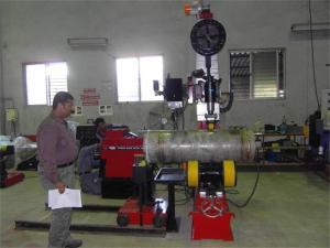 Buy cheap Automatic Elbow Pipe Welding Machine With Movable Support Turning Roller product