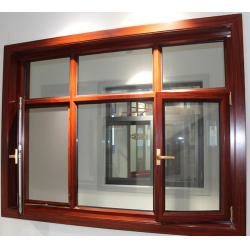 China 1.4mm Anodised Aluminium Alloy Window Frames Section with stainless steel hinge for sale
