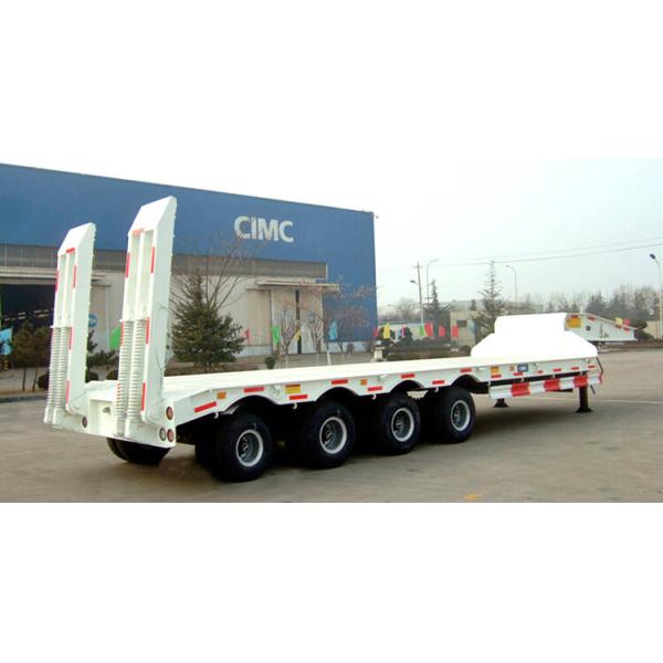 CIMC 4 Axle Mechanical Suspension Low Loader Trailer