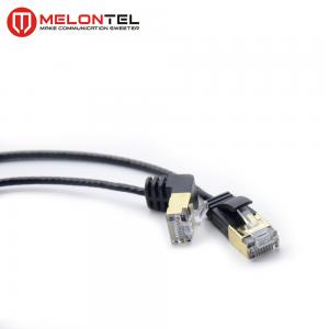 Buy cheap Custom Length RJ45 STP Patch Cable MT 5006 , Black Cat5e Patch Cord With Boot product