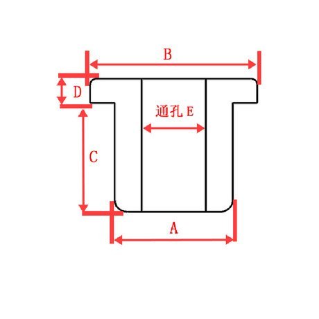 OEM ODM Isolation Solid Rubber Bushings For Shock Absorber Mountings