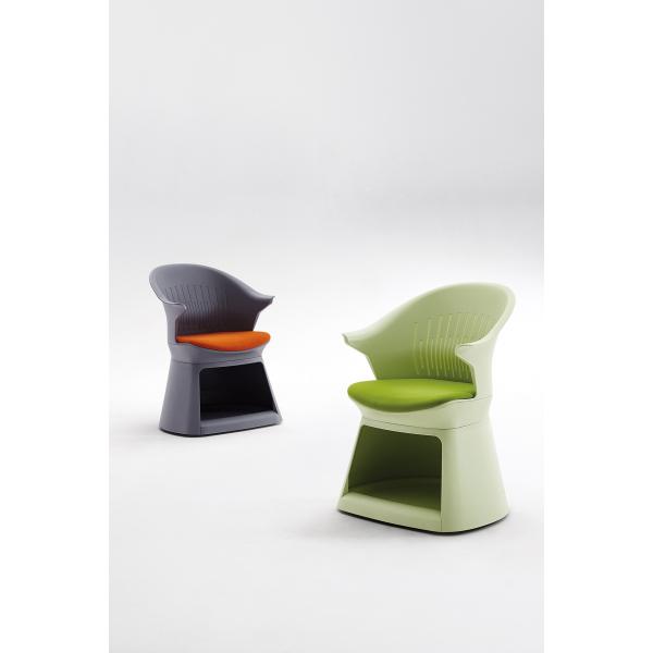 PP / Nylon Training Room Chair With Cotton Pad 3 Years Warranty