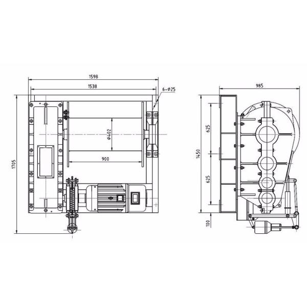 YT JM Slow Speed Electric Winch for lifting pulling Electric Control Box with Push Button