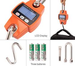 CRANE SCALE 300KG Portable Electronic Hanging Scale with LCD Display Digital LED Display OEM/ODM Supported
