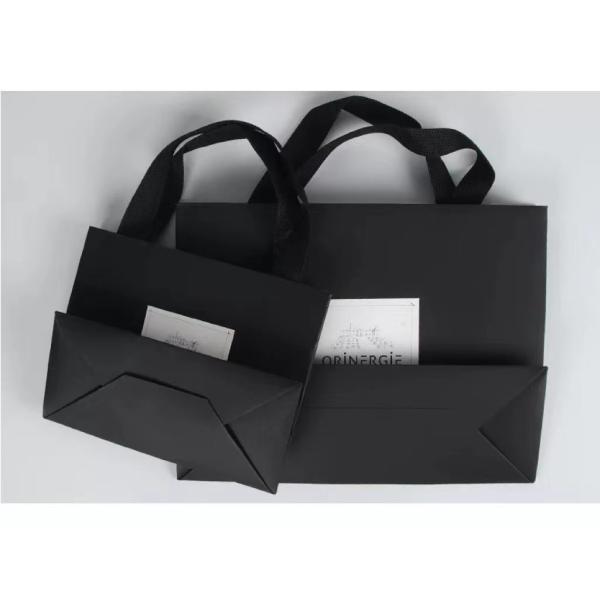 OEM Black White Apparel Paper Bag Clothing Marble Paper Gift Bags
