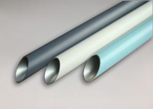 China High Intensity Aluminium Tube Profiles Bright Silver Anodized Weather Resistance on sale