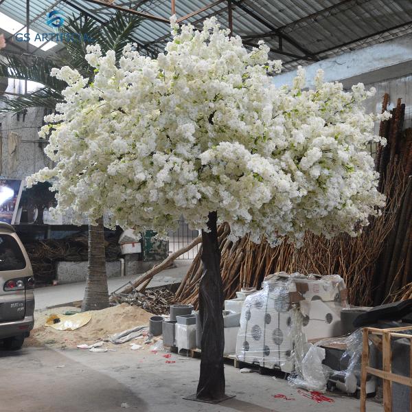 Non - Toxic Artificial Cherry Blossom Tree Customized Size Indoor / Outdoor