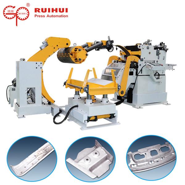 Quality Automatic Coil Sheet Decoiler Straightener Feeder for Electric Hydraulic Hole Puncher for sale