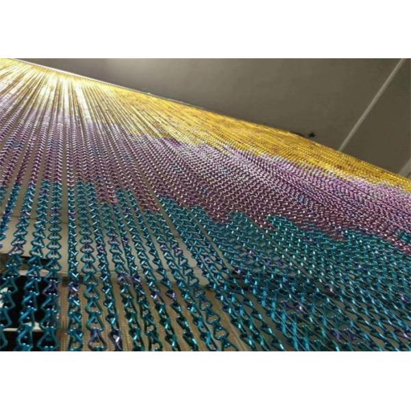 2MM Aluminum Metal Mesh Curtain Chain Drapery Fabric Decorative use