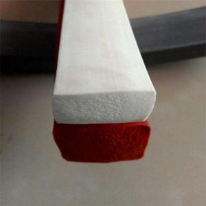 Buy cheap Soft Colored Silicone Foam Strip No Poison For High Temperature Sealing product