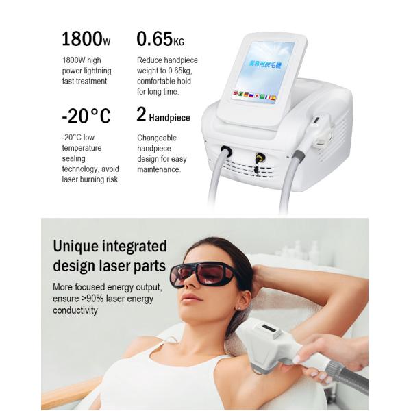 High Efficiency Hair Removal Laser System Standard English Language Option