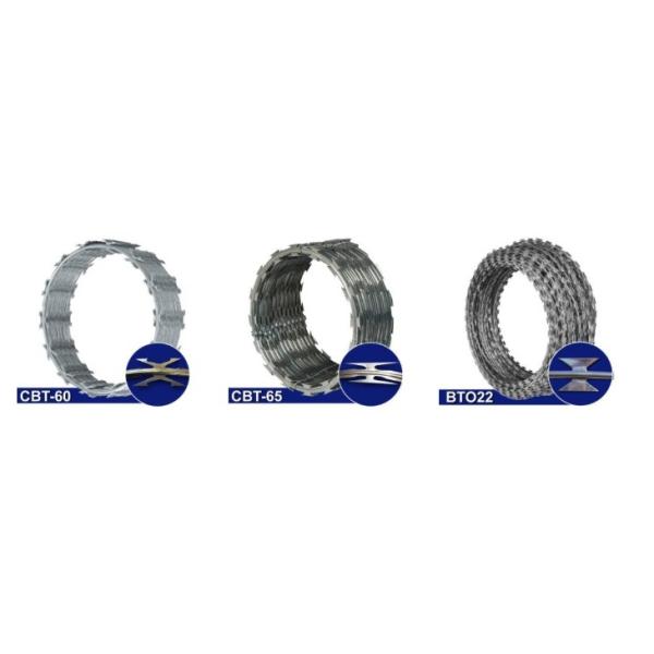 20m/25m/30m/50m Galvanised Steel Razor Barbed Wire Security Fencing Concertina Wire