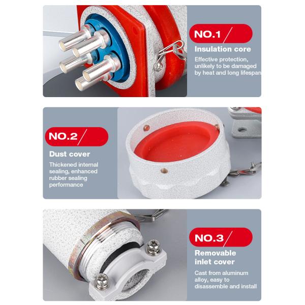 Non-spark Fixed Plug Socket 3P 4P 5P 15A 25A 60A 100A 150A 300A Explosion-proof Industrial Plug