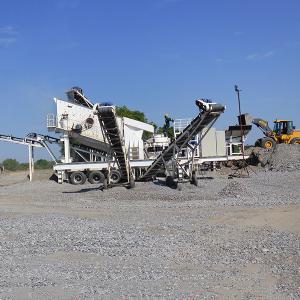 Buy cheap AC Motor Mobile Jaw Crusher , Rock Crushing Machine 100-120t/h For Stone Crusher Plant product