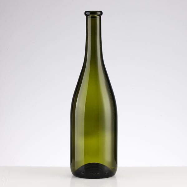 Customer Satisfaction 500ml/750ml Amber Empty Wine Glass Bottle with Lid