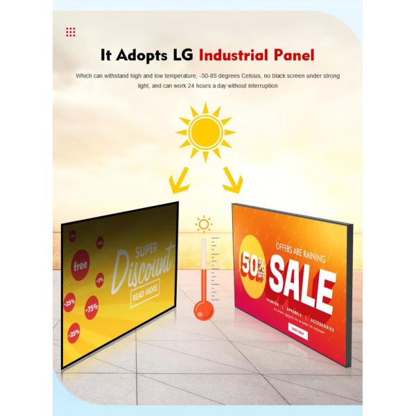 Ultra Thin Bezel 32 43 55 Inch Android Cafe Shop Digital Screen Lcd Restaurant Digital Menu Board Display Screen